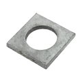 Ampg Square Washer, Steel, Galvanized Finish Z8924-G