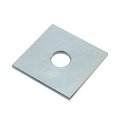 Ampg Square Washer, Fits Bolt Size 1/2 in Steel, Zinc Plated Finish Z8928-ZN