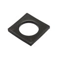 Ampg Square Washer, Fits Bolt Size 1-1/4 in Steel, Black Oxide Finish Z8963H