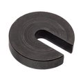 Zoro Select Slotted Washer, Fits Bolt Size 3/8 in Steel, Black Oxide Finish Z9426
