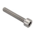 Ampg #6-32 Socket Head Cap Screw, Plain Stainless Steel, 3/4 in Length ZS74406C12