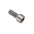 Ampg #10-32 Socket Head Cap Screw, Plain Titanium, 3/8 in Length ZS75510F06