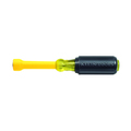 Klein Tools 1/2-Inch Coated Nut Driver, 3-Inch Hollow Shaft 640-1/2