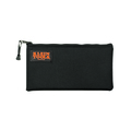 Klein Tools Flat Zippered Tool Bags, Black, Ballistic Nylon, 0 Pockets 5139PAD