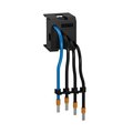 Schneider Electric Plug outlet, Linergy HK, 3P 32A, 2 points, 4 mm², cable length 250MM AK5PC33