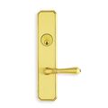 Omnia RH Storeroom 234BS Mortise Lock 752 Lever 11000 Plate Bright Brass 11752EW00R1