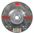 3M Depressed Center Wheels, Type 27, 4 1/2 in Dia, 0.25 in Thick, 5/8"-11 Arbor Hole Size 7100245024