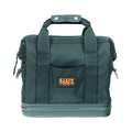 Klein Tools Wide-Mouth Tool Bag, Black, Ballistic Nylon, 10 Pockets 5200-15