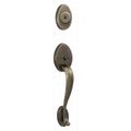 Weslock Lexington Exterior Active Handleset Antique Brass 02115-A--002D