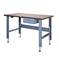 Stackbin Electric Workbenches, 60" W, 28" to 40" Height, 1000 lb. S6030-4000-E