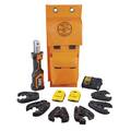 Klein Tools Battery-Operated Cutter/Crimper Kit, 2 Ah BAT20-7T14