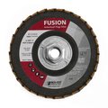 Rex Cut Fusion Flap Disc 5 X 5/8-11 T29 Fusion Interleaf Flap Disc Coarse 894009