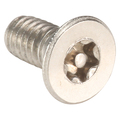 Tamper-Pruf Screws #8-32 x 3/8 in Torx Flat Tamper Resistant Screw, 18-8 Stainless Steel, Plain Finish, 25 PK 91540