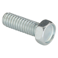 Zoro Select #8-32 x 1/2 in External Hex Hex Machine Screw, Zinc Plated Steel, 100 PK MHI0-800500US-100P