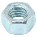Zoro Select Hex Nut, 3/8"-16, Steel, Grade 2, Zinc Plated, 21/64 in Ht, 100 PK U08110.037.0001