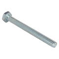 Zoro Select Grade A307, 1/4"-20 Hex Head Cap Screw, Zinc Plated Steel, 2-1/2 in L, 50 PK U01209.025.0250