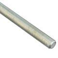 Zoro Select Fully Threaded Rod, 7/8"-14, 3 ft, Steel, Grade 2, Zinc Plated Finish 20310