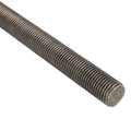 Zoro Select Fully Threaded Rod, 3/8"-24, 12 ft, Stainless Steel, 316, Plain Finish 45096