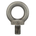 Zoro Select Machinery Eye Bolt With Shoulder, M42-4.50, 63 mm Shank, 80 mm ID, Steel, Plain M16000.420.0001