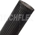 Techflex Halar Sleeving 2", Black w/white tracer, 50' HTN2.00TB