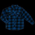 Tough Duck Buffalo Check Fleece Shirt, Blue, 2XL I964