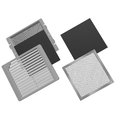 Nvent Hoffman TFP Optional Grilles and Replacement Filters, fits 4 in. Pkg TFLT4UL12