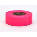 Mutual Industries Glo Pink Tundra Flagging Tape, 12Rls M17777-175-1875