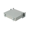 Nvent Hoffman Junction Box, 6.00x6.00, Gray, Steel F66LJ