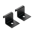 Nvent Hoffman Vertical Wall Bracket, Black, Steel LVWBB