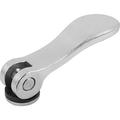 Kipp Cam Lever, Stainless Steel Electropolished, Size: 9, D=6-32, A=36, 2, B=14, 4, Comp: Stainless Steel K0645.95120AD