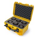 Nanuk Cases Case with Foam Insert for 6 Lens, Yellow, 918S-080YL-0A0-19337 918S-080YL-0A0-19337
