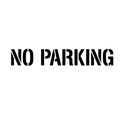 Newstripe Stencil, 12" NO PARKING, 1/16" 10001972