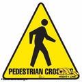 Mighty Line Pedestrian Crossing Floor Sign, Floor Ma, PEDESTRIANCROSSING16 PEDESTRIANCROSSING16