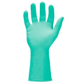 Sw Safety Powerform, Nitrile Exam Gloves, 4.9 mil Palm, Nitrile, Powder-Free, XL, 100 PK, Green N027405
