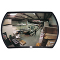See All Industries Mirror, Convex, Outdoor, Acrylic, 18" dia. PLXO1218