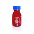 Kimble Chase RAY-SORB GL 45 Media Bottles, w/Blue PP C 14399-250