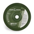 Rex Cut Sigma Green Max Grinding Wheel, 7 x 1/4 x 7/8", 36 Grit 739103