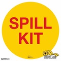 Mighty Line Spill Kit, Floor Sign, Industrial Streng, SPILLKIT24 SPILLKIT24