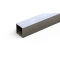 Zoro Select Aluminum Square Tube, Aluminum, 6061 Alloy Type, 2 in, 1 ft L. 18019_12_0