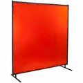 Steiner Welding Screens, 6 ft H, 6 ft W, Orange 548-6X6