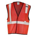 Kishigo High-Visibility Vest, Red, 2XL/3XL B122-2X-3X