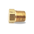 Velvac Brass Pipe Fitting, 3/8" Pipe Size 017055