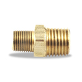 Velvac Brass Pipe Fitting, 1/4" x 1/8" Pipe Size 018013