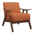 Homelegance Diana Accent Chair, Orange 1138RN-1