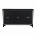 Homelegance Salon Dresser, Black 1572BK-5