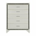 Homelegance Salon Bedroom Chest, White 1572W-9