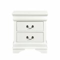 Homelegance Mayville Night Stand, White 2147W-4