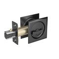 Richelieu 2 716inch 62 mm Square Pocket Door Privacy Pull, Black 17SFB42