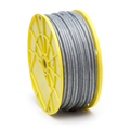 Kingchain 1/8 in. x 3/16 in. x 250 ft. PVC Aircraft Cable 7x7 Construction 505202