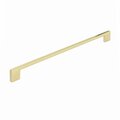 Richelieu Hardware 12 5/8 in (320 mm) Center-to-Center Satin Brass Contemporary Cabinet Pull BP8160320160